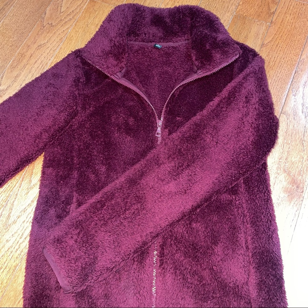 Teddy Zip Up Sweater